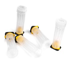 reine d'apiculture cages de rouleau de cheveux d'abeille w / support de tasse de