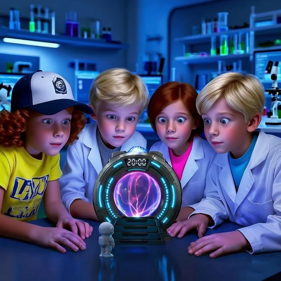 Lámpara LED Luz Nocturna Galaxy Portal con Astronauta Extraterrestre Ciencia Ficción Bluetooth Decoración Foto 3 de 4