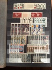 Album de timbres de France, 160/70 neufs en multiples.