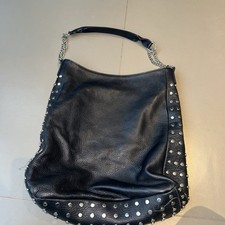 Kurt Geiger Navy Blue Tote Bag Leather Handbag