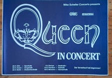 Original *QUEEN* Concert Poster Konzert Plakat  1980  *The Game Tour* 1980 rare