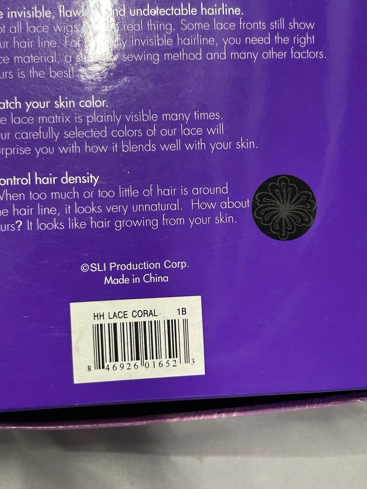 NUEVO IT'S A PELUCA GORRA TEJIDO 100% CABELLO HUMANO ENCAJE CORAL 1B Foto 4 de 4