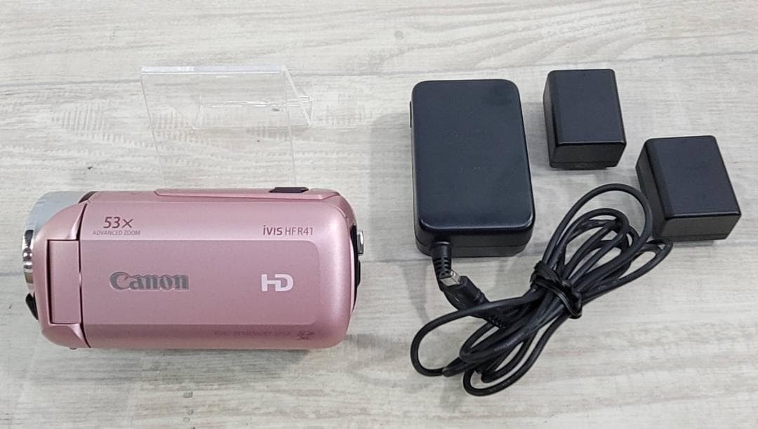 【美品】Canon ビデオカメラ iVIS HF R41 ピンク Excellent Condition] Canon iVIS HF R41 Camcorder, Pink | eBay
