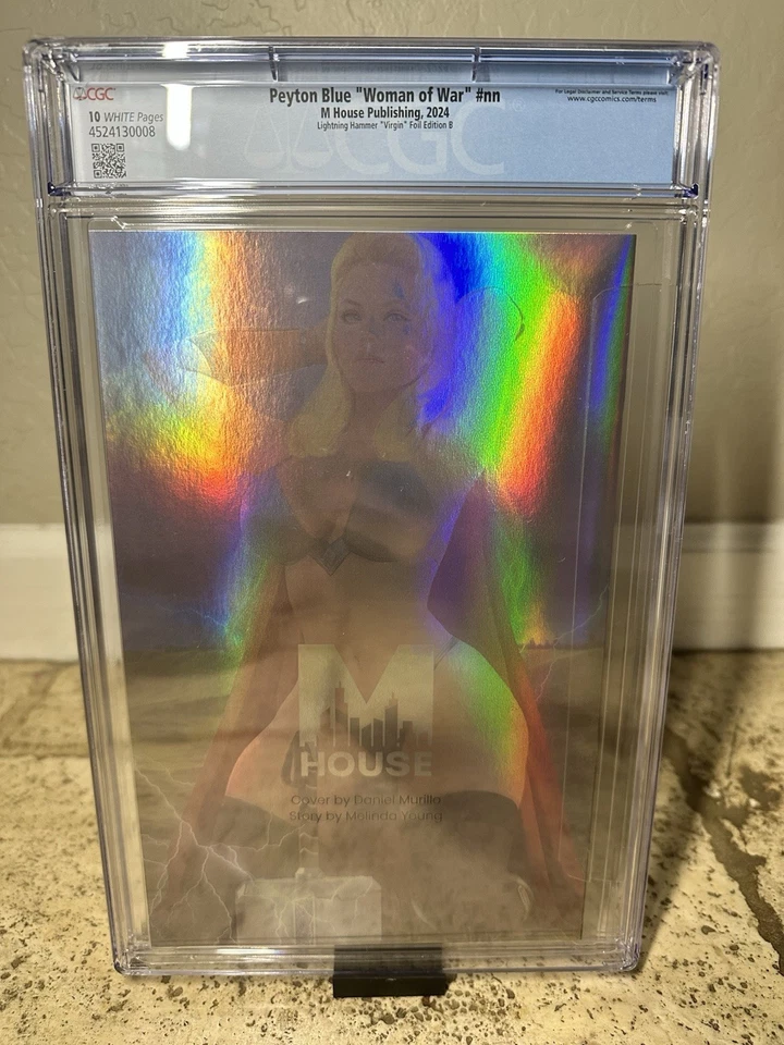 CGC 10 M House Thor Naughty CHROME FOIL - Daniel Murillo - Peyton Blue RARE!! - Image 3 of 4