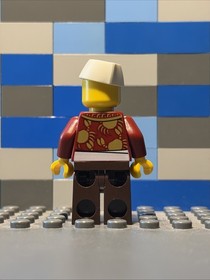 LEGO Ninjago City Severin Black Minifigure Chef Cook Civilian Movie 70620 njo333