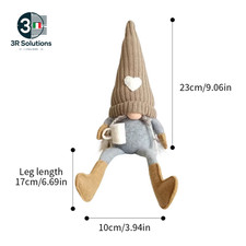 Puppen Kaffeezwerg Plüsch gestrickt Liebe Puppe gesichtslos Dekor