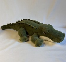 Aurora 18" Plush Alligator Crocodile Plush Stuffed Animal Green Has Tags EUC