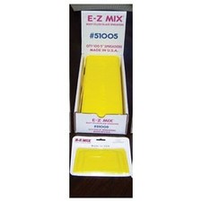 E-Z MIX Plastic Filler/ Glaze Spreaders, 5" Body Filler/glaze Spreaders 51005