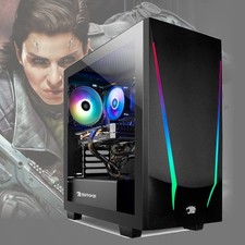 Custom Build ARGB Desktop Ryzen 5 GAMING PC 32GB RAM 1TB SSD RTX 4060 Win11