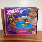Vintage 1983 Barbie Bubbling Spa Mattel 7145 Hot Tub Playset with Box Retro Toy