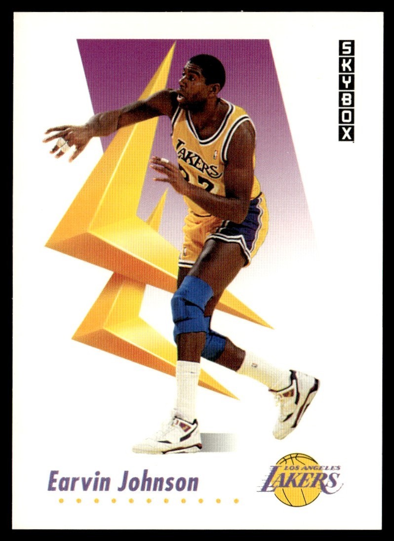 1991-92 Fleer Pro-Visions Earvin Johnson Los Angeles Lakers #6