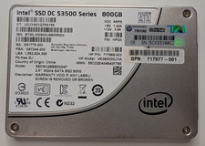 HP VK0800GDJYA 800GB SATA 2.5" SSD Intel DC S3500 Enterprise (SN: 00U9)