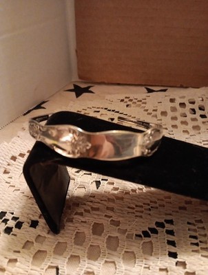 VINTAGE ONEIDA WM.A ROGERS SPOON CUFF BRACELET