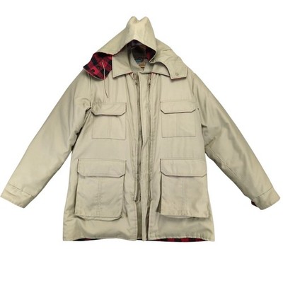 Vtg Outback Zero King Men's 46 Goose Down Canada Parka Coat Removable Liner Hood