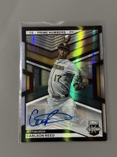 Carlson Reed 2023 Panini Elite Extra Edition Signatures Prime Numbers 12/60 #48