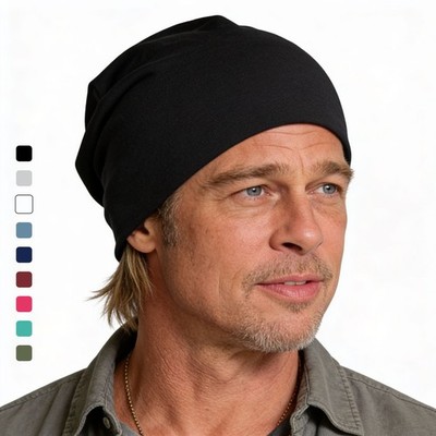 Beanie Mütze Herren Damen Jersey Baumwolle - Leichte Strickmütze - Sommer Trend