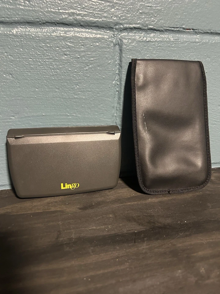 Lingo 6 talk TR9600-N 6 Language Translator Manual W/ CASE ENG GER FR SPA IT POR - Image 4 of 4