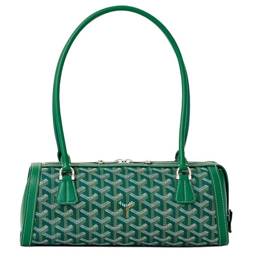 GOYARD Shoulder Bags Leather Green Women 11.8 x 4.1 x 4.7 in