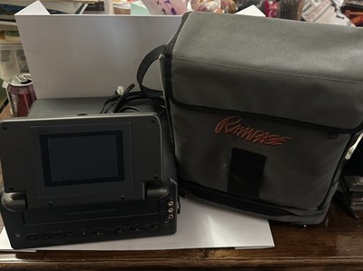 Rampage Audiovox VBP-1000 Video in a Bag Portable 4'' LCD VCR VHS Player WORKS