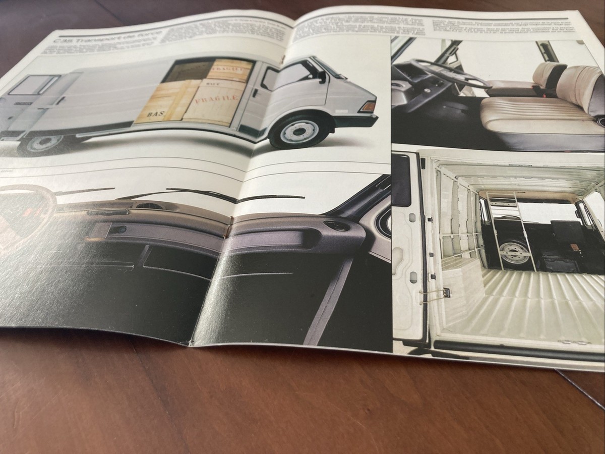 Citron87ページ　まとめ売り Citroën Van C25 C35 1987 Catalog Prospectus Brochure Vintage