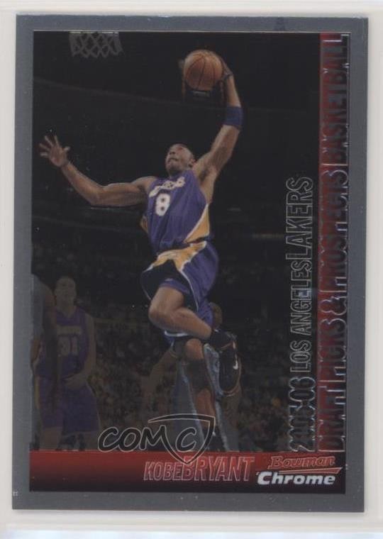 2005-06 Bowman Draft Chrome Kobe Bryant #69 HOF e6p