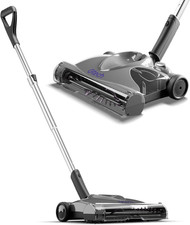 SW02 Cordless Lithium Carpet and Hardwood Floor Sweeper - Silver/Purple - up to 