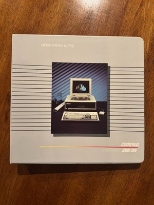 Compaq Deskpro386/25 - Operations Guide Binder / Manuals