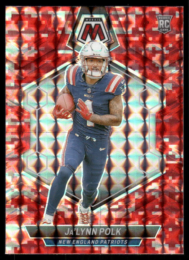 2024 Panini Mosaic Mosaic Camo Red #337 Ja'Lynn Polk - FB
