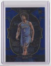 2022-23 Panini Select Blue Jaylin Williams Rookie Oklahoma City Thunder #99