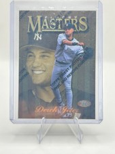 Derek Jeter #166 - 1997 Topps Finest - Rare - Gold - New York Yankees