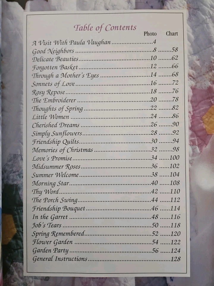 LEISURE ARTS The Best of Paula Vaughan Book Two FULL COLOR Cross Stitch Patterns - image 4 of 4