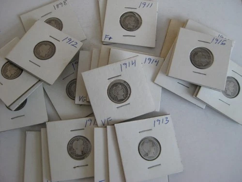 Lot of (30)  Silver Barber Dimes  LOT. RB-26