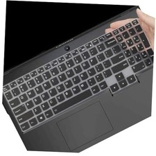 Keyboard Cover Skin for Lenovo Legion 5 5i 5p 5pi 7 7iGen 9/8/7/6 15.6" Black