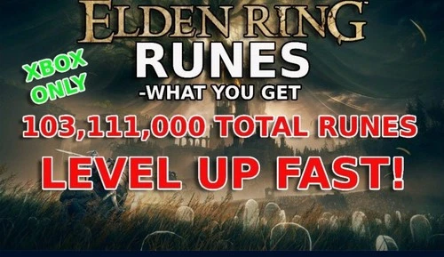 New ListingELDEN RING 103,111,000 RUNES (XBOX ONLY) (READ DESCRIPTION)