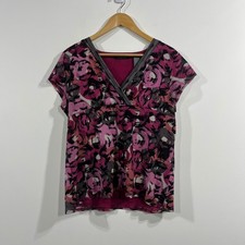 Axcess Y2K Babydoll Preppy Floral Top Womens XL Whimsigoth Fairy Grunge Boho vtg
