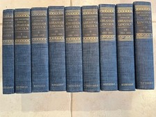 THE COLLECTED WORKS OF ABRAHAM LINCOLN (1955 Rutgers Univ. Press) COMPLETE 9 Vol