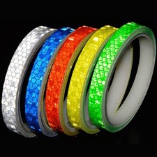 Reflective Tapes 5 Colors Night Safety Reflective Warning Stickers Adhesive T...