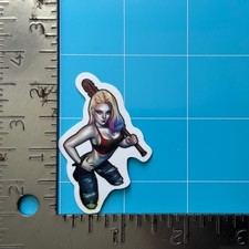 DC Universe Sticker HARLEY QUINN Naughty Superhero Cosplay, Matte PVC Decal