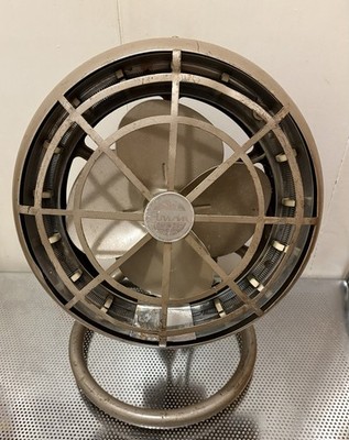 Arvin Industrial Design Coil Heater & Fan Space Age Vintage Tested Works!