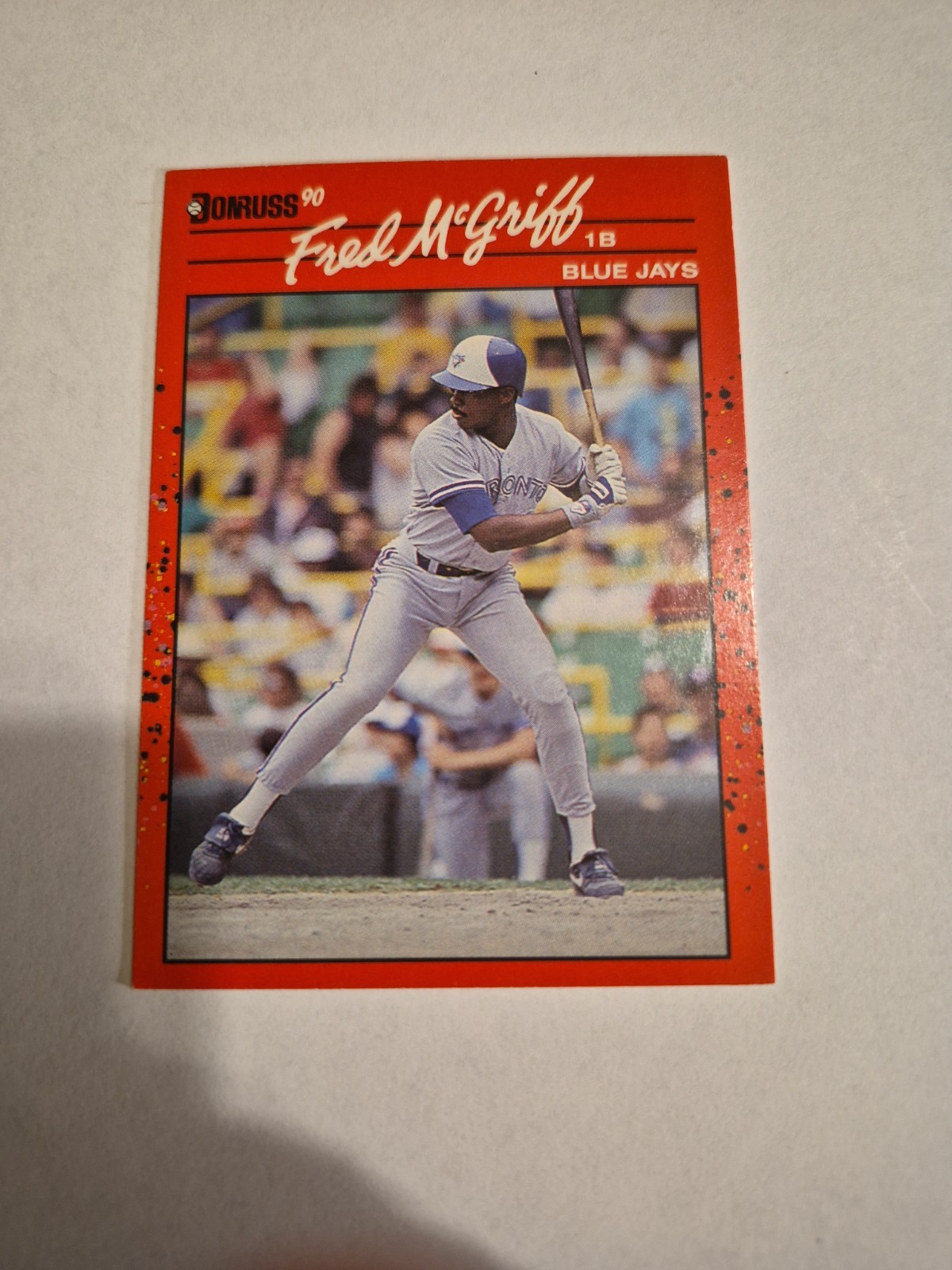 Fred McGriff #188 Baseball Cards 1990 Donruss trading card — raw and PSA graded price guide