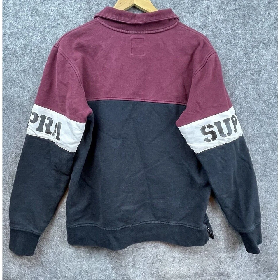 Толстовка мужская Supra средний цвет блок руки с надписью логотип - Изображение 2 из 4