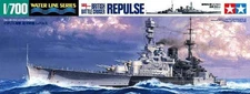 Tamiya 1/700 Waterline series No.617 Royal Navy battlecruiser Repulse plastic mo
