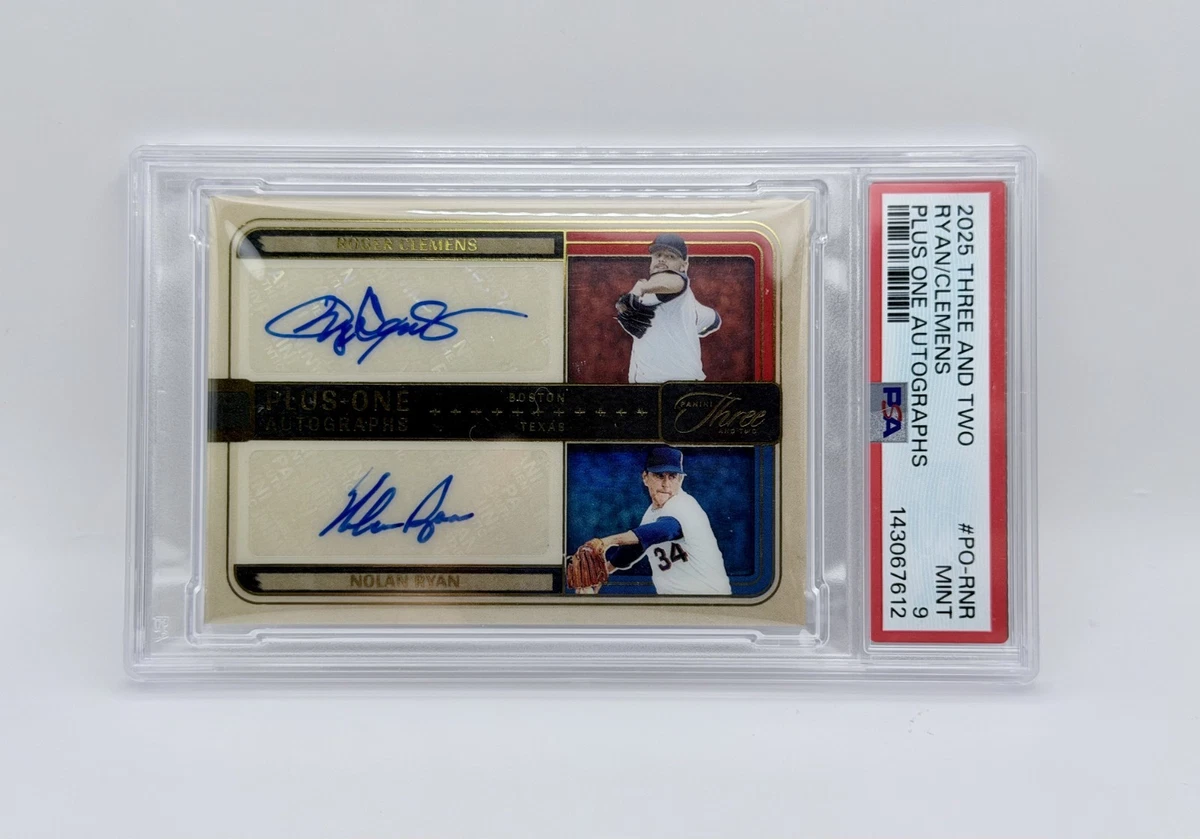 Panini Nolan Ryan Baseball Autographed Sports Trading Cards 