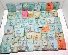 50 Vintage Benrus Watch Crystal Lot - Various Sizes NOS - Junk Drawer lot 3