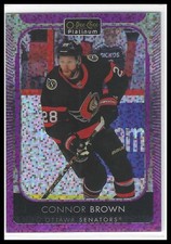 2021-22 O-Pee-Chee Platinum #134 Connor Brown Violet-Pixels #/299