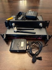 Sennheiser EW100 G3 Wireless Microphone Lavalier Kit Rack Mount Kit 516-558 Mhz