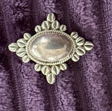 Pin/Pendant Sterling Silver Hermalite 925