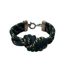 Isabel Marant Knot Bracelet Green Cord Wrap
