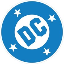 DC Comics Logo Sticker / Vinyl Decal 36" With Minis 5-7 Years Durability