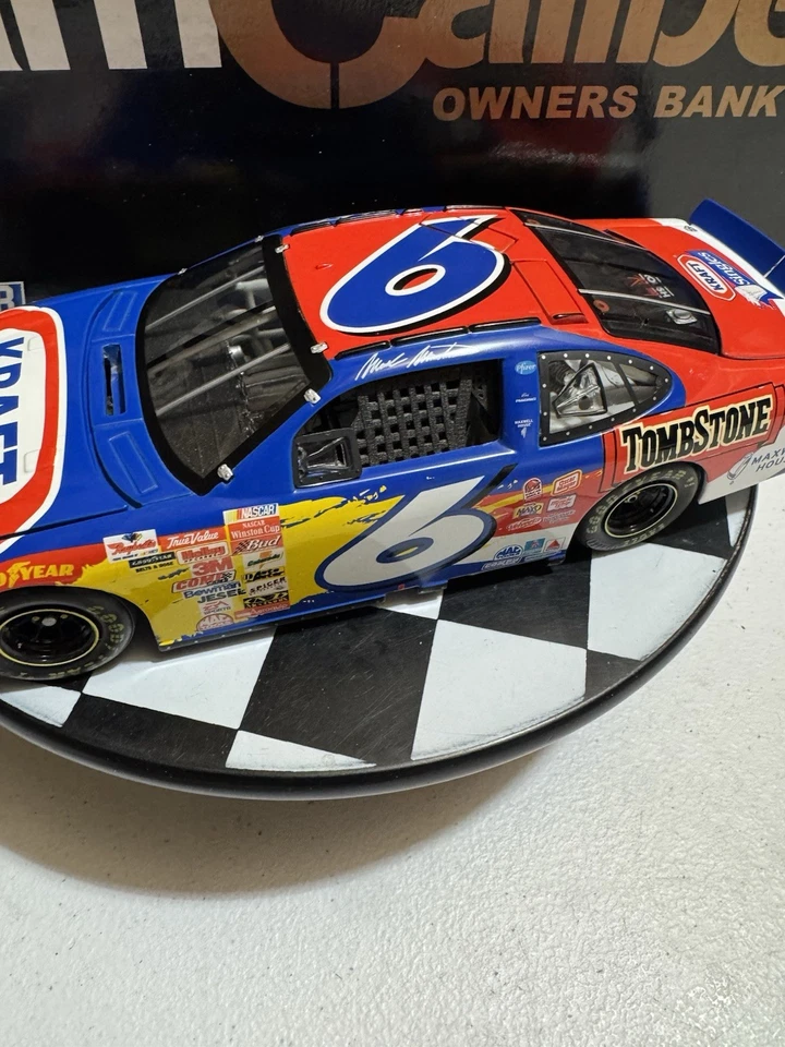 Mark Martin #6 KRAFT 2003 Owners Series 1/24 Nascar Diecast Wrong Box - Image 2 of 4
